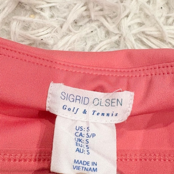 Sigrid Olsen‎ Tennis Pickleball Golf Skort A-line Skort Pockets Pink Small - Picture 3 of 6